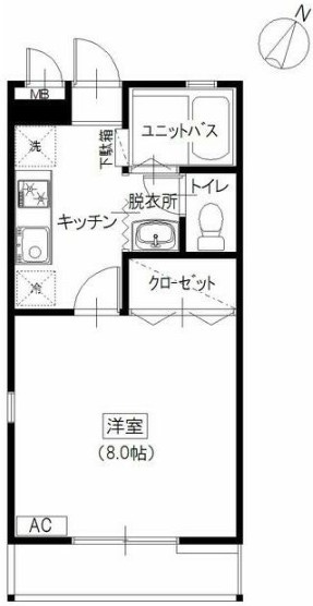 ブルージェ・アベ和光Ⅱの間取り