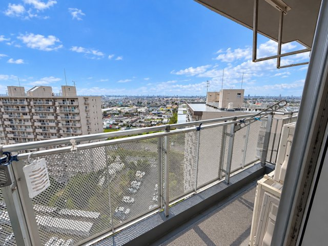 パークフィールドみさとテラ・ウエスト　4街区2号館の展望|バルコニーからの眺めです