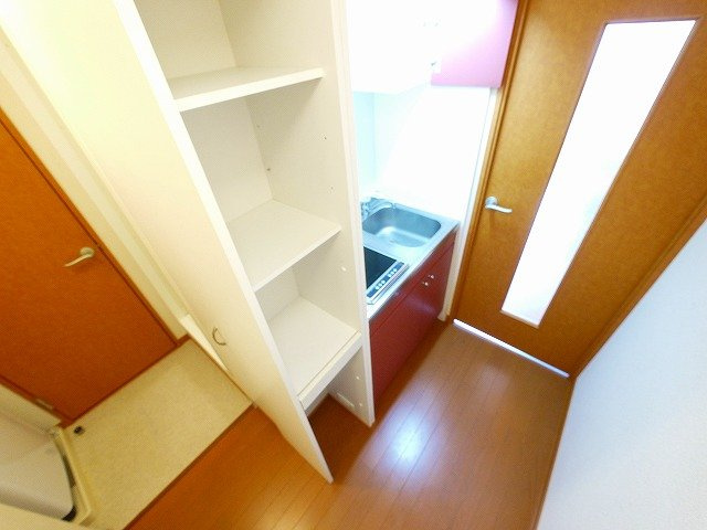 レオパレス富堂の収納|小物を収納するのに便利です