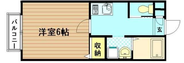 エスパス大山の間取り|間取りです。