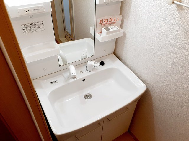 リヴァー　アンジュＢの洗面所