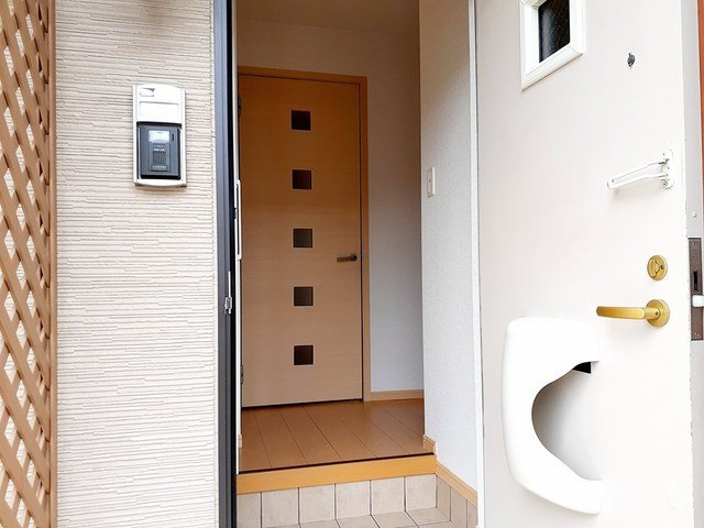 リヴァー　アンジュＢの玄関