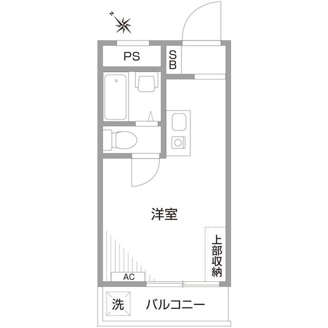 ステューディオ松原の間取り|間取り図