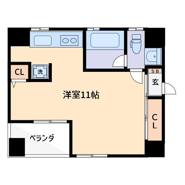 REGNO　CONFORT　ASAKUSA１の間取り|間取りです。