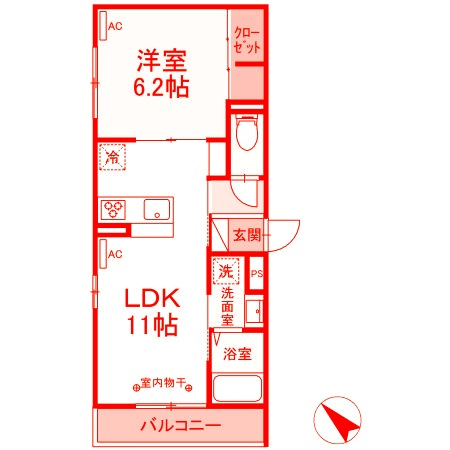 GRAND湘南 A棟の間取り