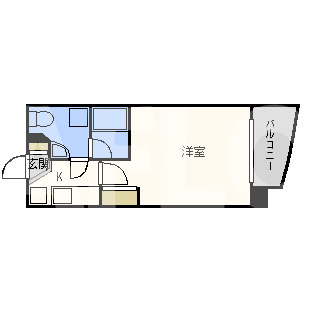 SERENiTE天六西の間取り|SERENiTE天六西（セレニテ天六西）　開放感ある間取り