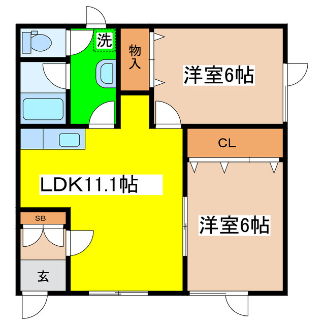 ｸﾞﾗﾝﾄﾞｰﾙの間取り