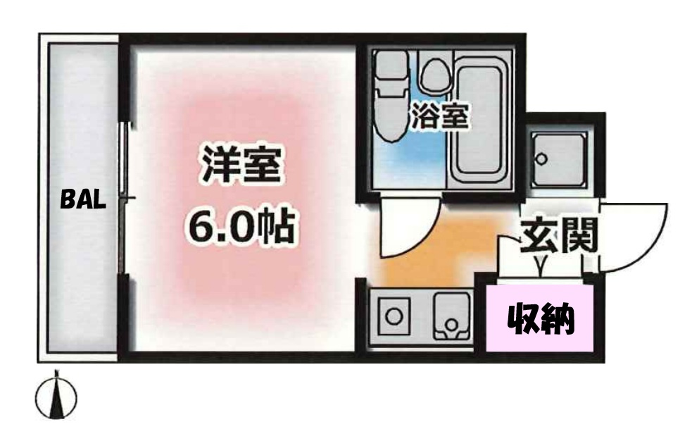 ロイヤルコート山本通の間取り