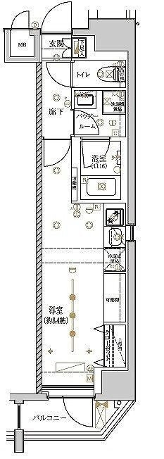 RELUXIA上野の間取り|間取りです。