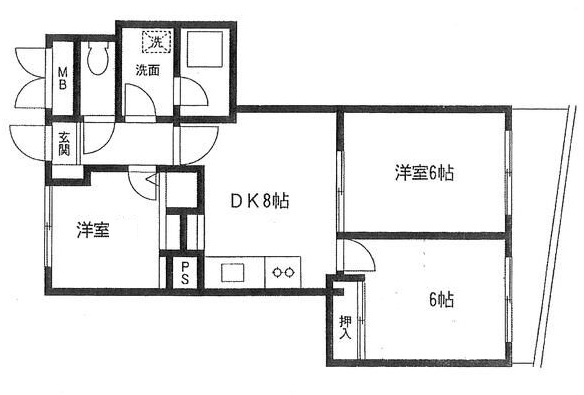 プエンテリバロ玉川の間取り|間取りです。
