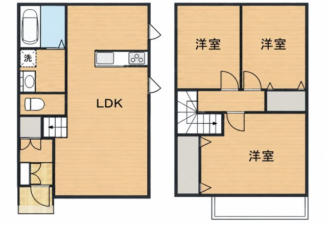 EST那須塩原の間取り
