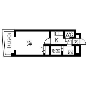 ビエラコート大橋の間取り|※図面と現況が異なる場合は現況優先になります。