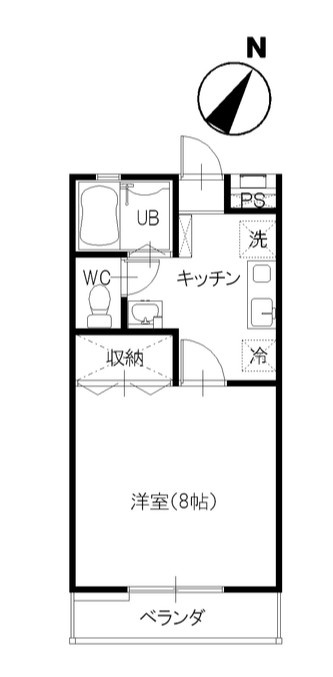 ブルージェ・アベ和光Ⅰの間取り