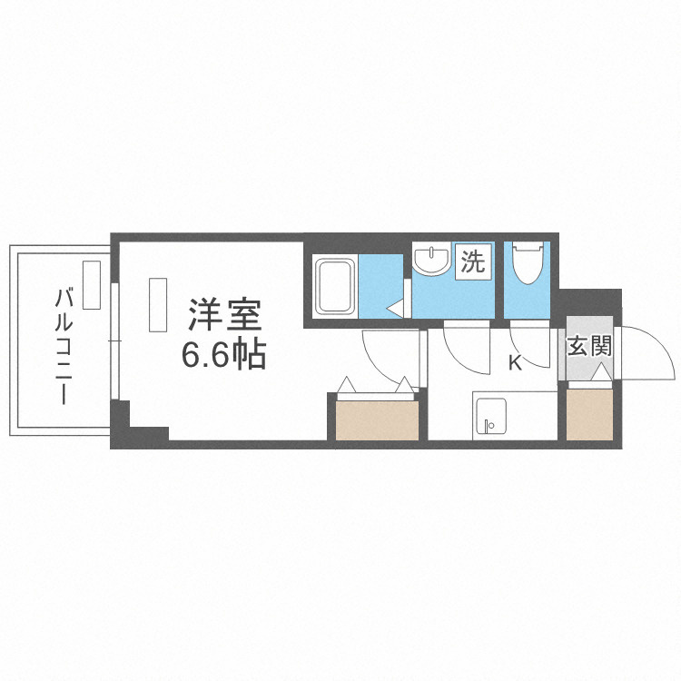 レジュールアッシュアーバンイールの間取り