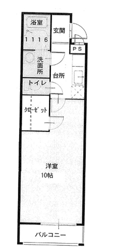 フジパレス吹田ウエストⅢ番館の間取り