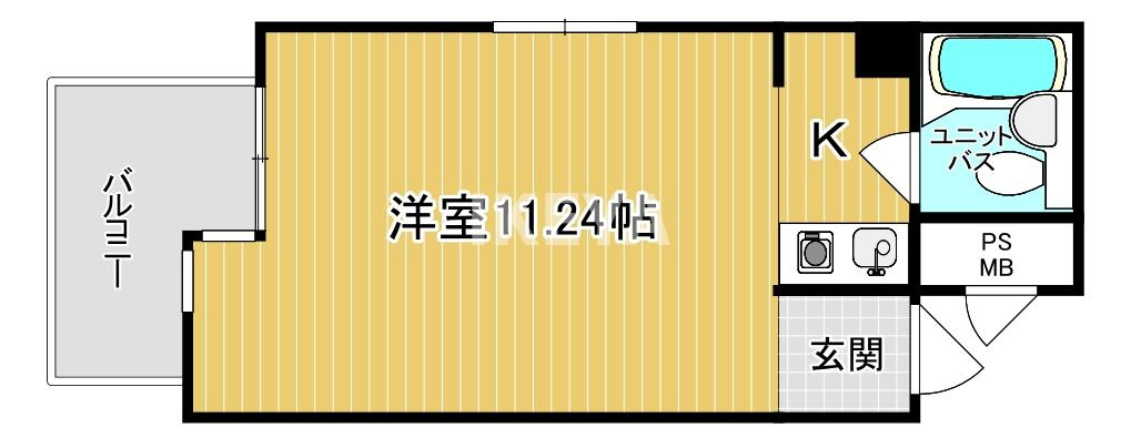 梅田ベイス・ワンの間取り