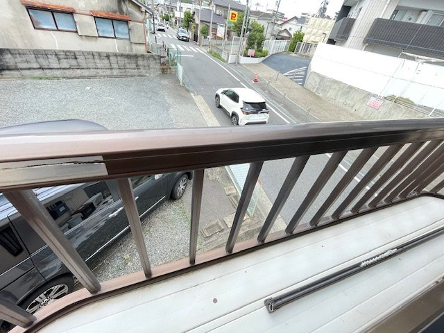 穂積ビルのバルコニー