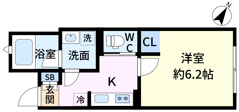 ディアコート新小岩の間取り
