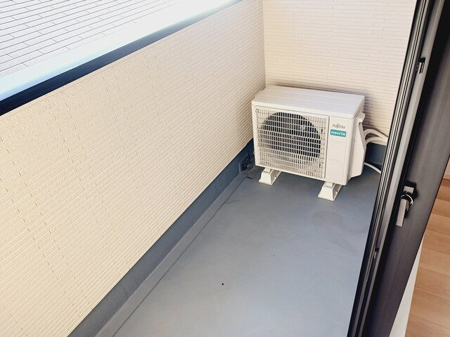 シェラトン川島のバルコニー