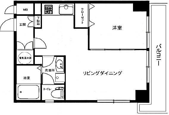 秀和新川レジデンスの間取り