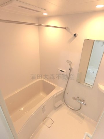 COCOCUBE武蔵新田の浴室|追焚+浴室乾燥機付きバスルーム　お風呂
