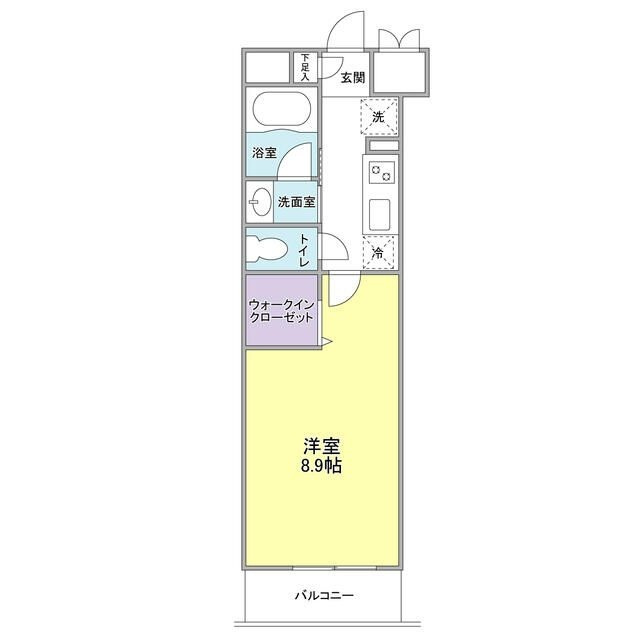 魔法の森の間取り|間取りです。