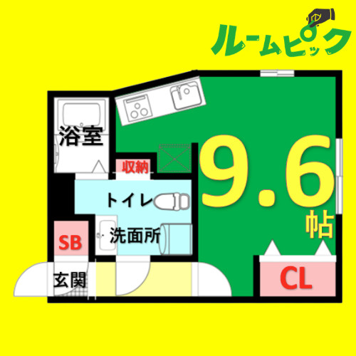 quador名古屋駅　名古屋市賃貸　仲介手数料無料の間取り