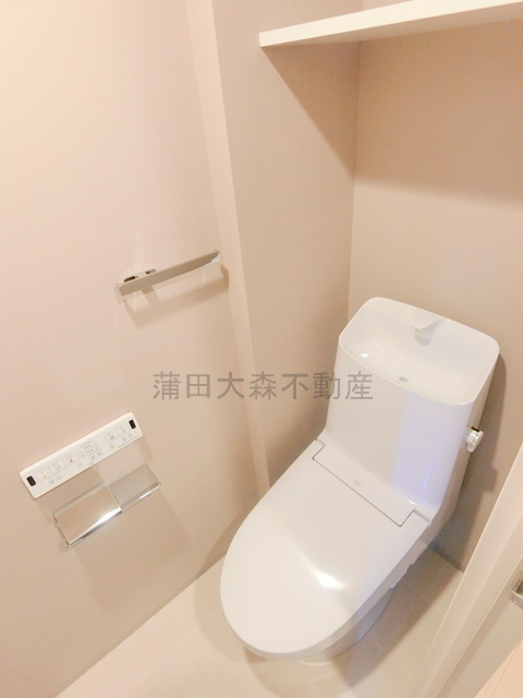 デュオフラッツ大森Eastのトイレ|温水洗浄便座付きのトイレ　