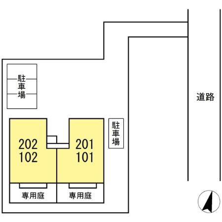 シャルマンコートの区画図