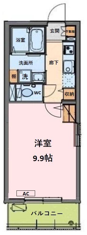 アルバ　（日の出）の間取り