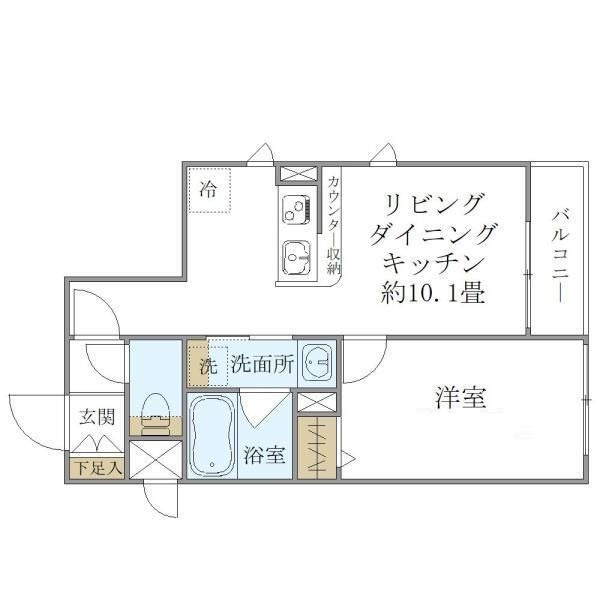 キャナルステージの間取り|間取りです。