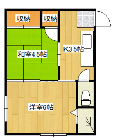 メゾン志賀の間取り