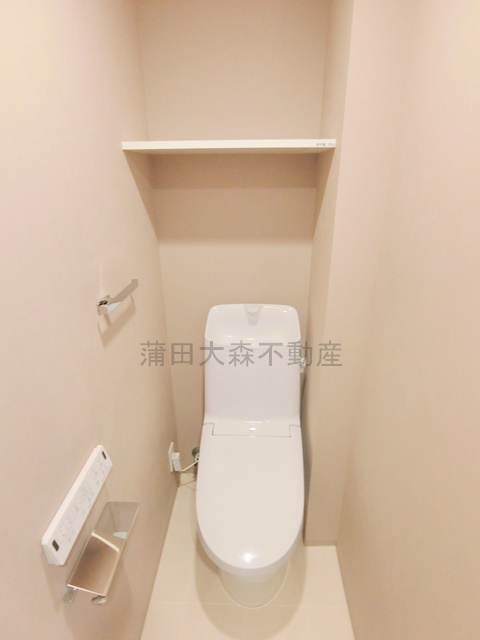 デュオフラッツ大森Eastのトイレ|温水洗浄便座付きのトイレ　