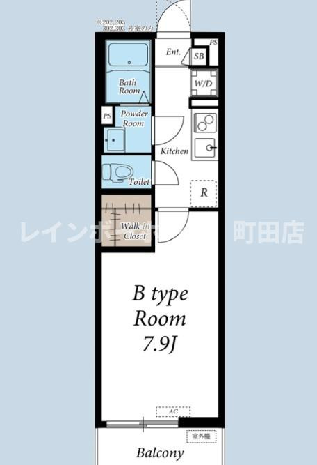 リブリ・Ishida ２※初期費用分割あと払いサービス利用可能物件の間取り