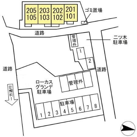 ローカス・グランデの区画図