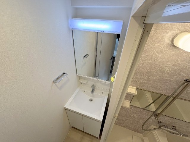 スプランディッド十三本町の独立洗面台