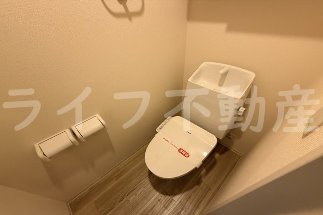 アクシア旭町のトイレ|シンプルで使いやすいトイレです
