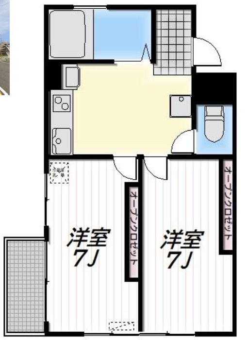 ｑｕａｎｔの間取り|間取りです。
