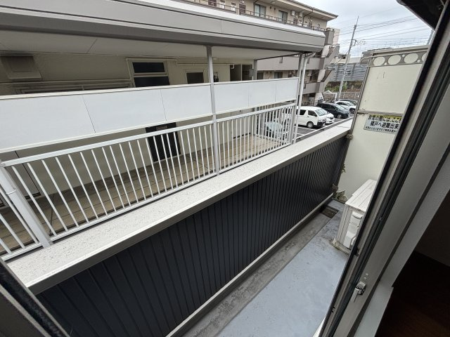 ハイツJune sixのバルコニー