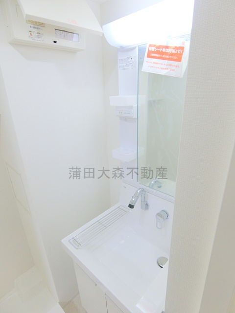 COCOCUBE武蔵新田の洗面所