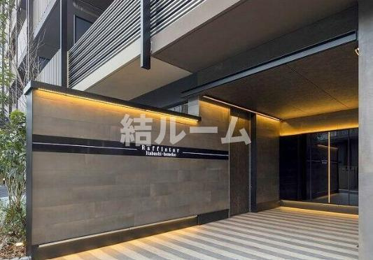 板橋区本町の賃貸マンションのエントランス