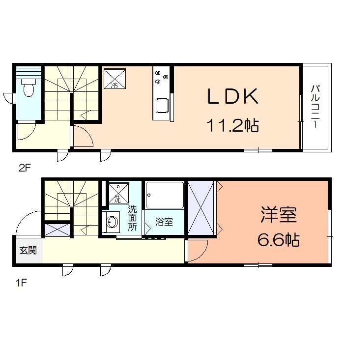 リベルテⅠの間取り