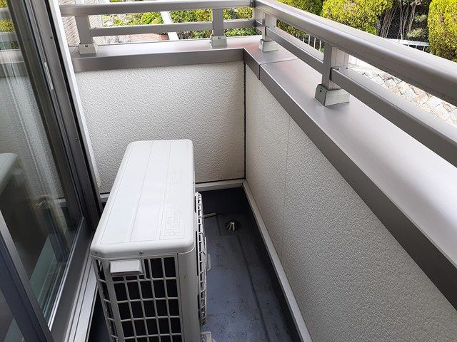 メゾン北花山のバルコニー