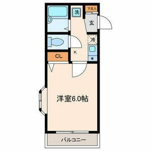 プランドール大原の間取り|間取りです。