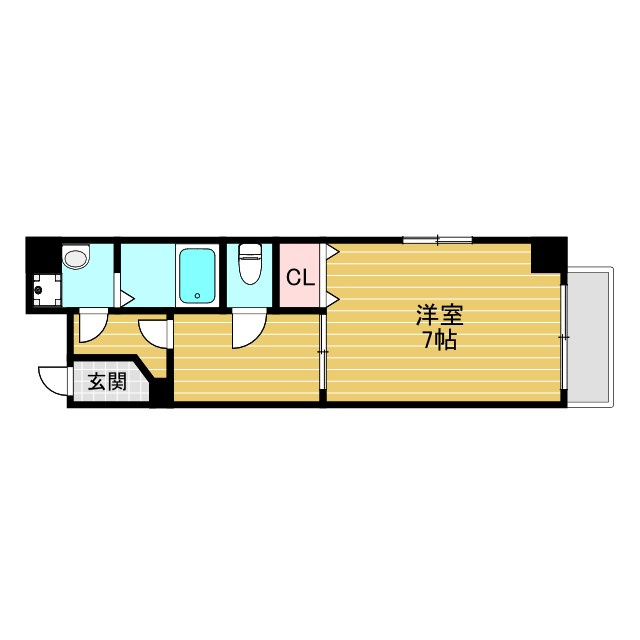イーストコート新大阪の間取り