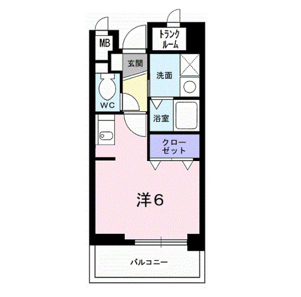 エレガンラルジュⅡの間取り