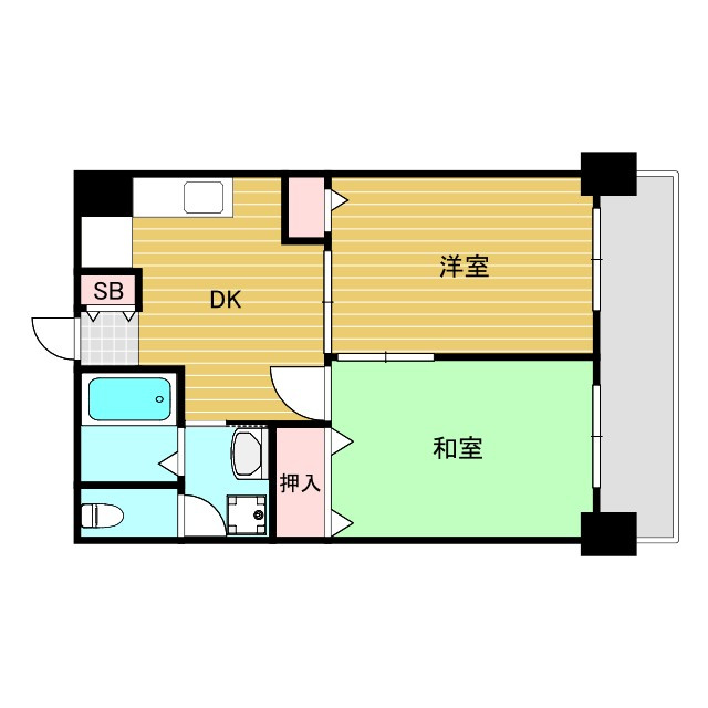 第4エンシンハイツの間取り