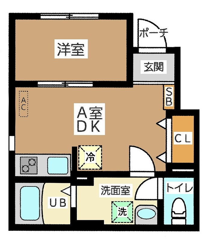 AZURE Meguro Gohongi の間取り
