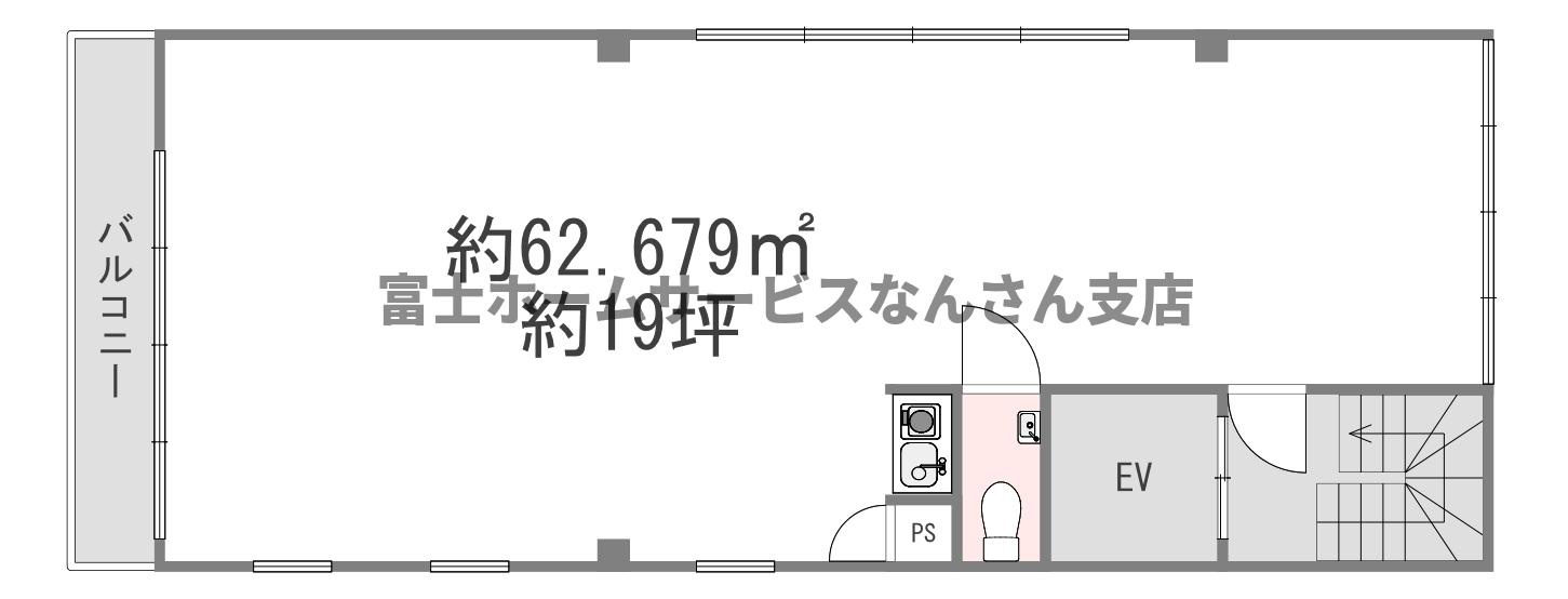 エンポリウムビルの間取り|図面は略図に付き現況優先
