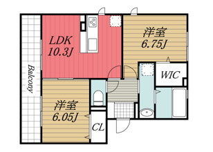 【間取り】 | イグレット　2番館